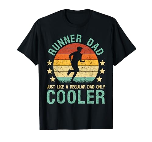 Läufer Papa Lustig Marathon Läufer Jogger Vatertag T-Shirt