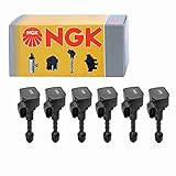 6 pc NGK Ignition Coils compatible with Nissan 350Z 3.5L V6 2003-2008