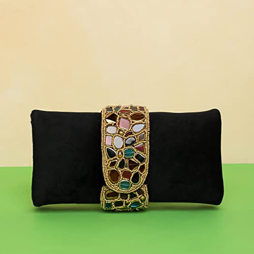 Image of Aheli Clutch Purses Gift for Women Handmade Evening Sling Handbag Stylish Bridal Fashion Bag