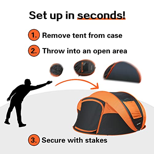 EchoSmile Instant Pop Up Camping Tent の商品画像 4