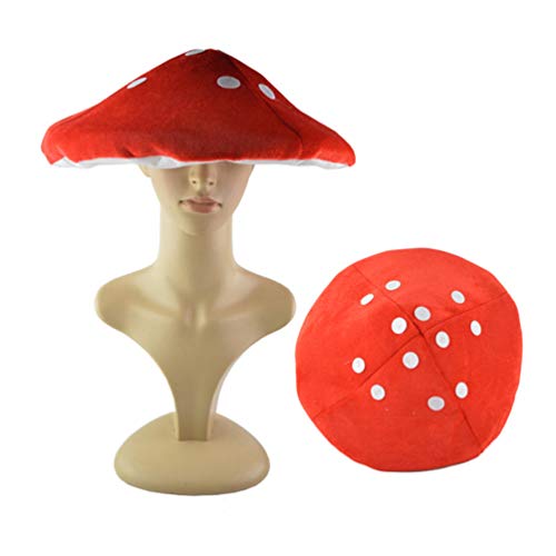TOYANDONA Grappige Paddestoel Hoed Creatieve Mooie Kostuum Party Ornamenten Hoofd Decoratie Plant Cap Nieuwigheid Hoed… - Image 4