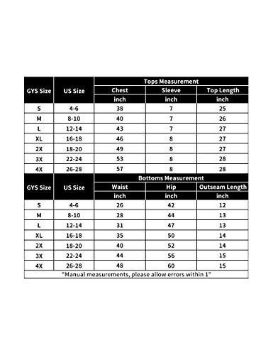 Gys Pajama Set For Women Short Sleeve Sleepwear Silky Soft Bamboo Pjs Shorts Set 2-Piece Scoop Neck Nightwear, Navy Blue, Large #TOP4