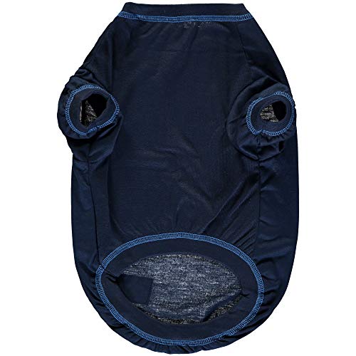 Image of NFL Tennessee Titans Dog T-shirt Medium. - Licensed Shirt for Pets Team Colored with Team Logos- Premium Stretchable Materials for the comfort of your Dog & Cat