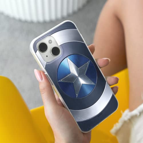 Ert Group Mobile Phone Case For Apple Iphone 14 Plus Original And Officially Licensed Marvel Pattern Captain America 005 Optimally Adapted To The Shape Of The Mobile Phone, Case Made Of Tpu #TOP4