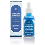 Nature Spell 2% Hyaluronic Acid Face Serum 30 ml – Infused with 1% Vegan Collagen + Matrixyl 3000 - Anti Aging Serum - Reduces visibility of fine lines & wrinkles – 100% Vegan – Made in the UK