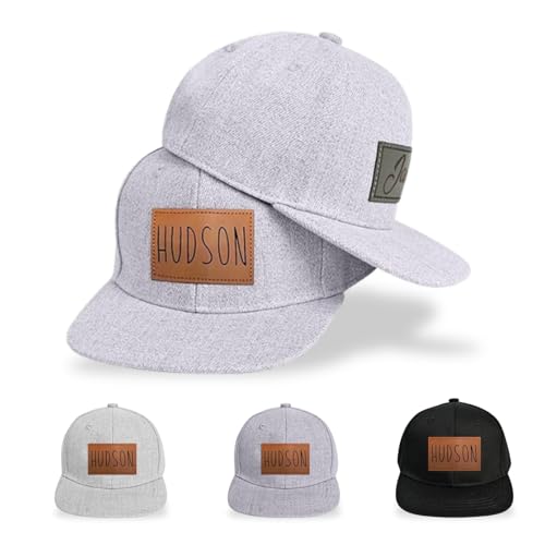 Personalized Toddler Baseball Cap, Custom Name Baseball Caps with Adjustable Snapback, Sun Hat Truck Cap