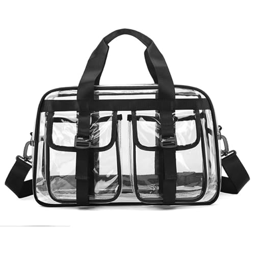 Transparent PVC Travel Gym Storage Bag Large Capacity Water Resistant Practical For Sports Equipment Sports Gears Outdoo