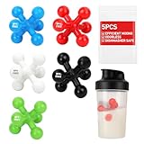Blender Mixing Ball for Sports Drink Protein Shaker Breaker Blender Cup Bottle Mixers Make Your Own Shake Bottle (Muticolor-5 pack)