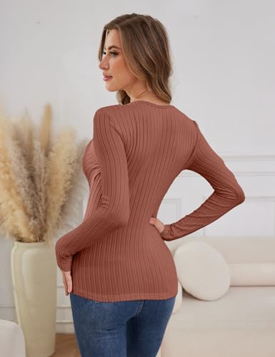 Womens Deep V Neck Sexy Wrap Sweater Long Sleeve Slim-Fitted Knitted Jumper Top3