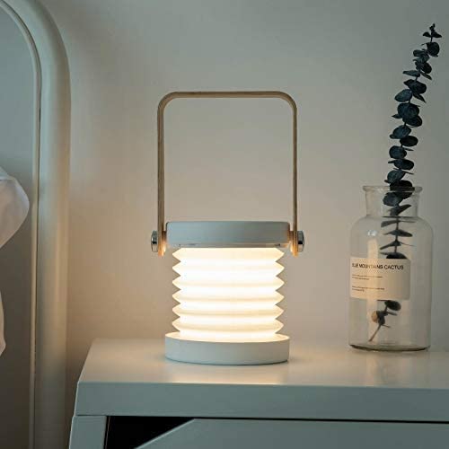 Veilleuse 3D pliable rechargeable par USB Lampe de table LED (couleur : A)