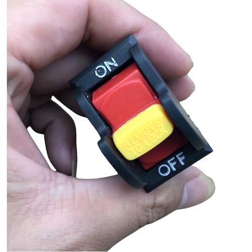 Self-Locking Switch HY7 Up-Down Toggle Switch Mechanical Equipment Power Switch 250V 12A Self-Locking Device