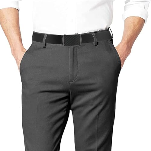 Hidden-Tail 1 3/8" Ratchet Genuine Leather Belt Men Dress Jeans Easier Slide Executive2