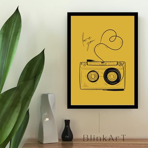 Image of BLINKART Trendy Abstract Wall Art Painting Print Design | Aesthetic Wall Decor Photo Artwork Frame Decoration Hanging For Home Bedroom Living Room Office Wall Decor | T055 | 13x10 Inches