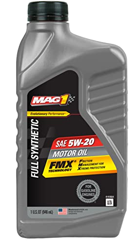 Aceite de motor sintético SAE 5W-20 Mag 1 1 Quart Pack de 6 miniatura 1