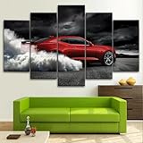 Photo Gallery ucvjxdem stampa su tela - immagine arte 5 pezzi camaro rosso fumo auto sportiva grande quadri moderni soggiorno camera da letto tela per dipingere 200x100cm Photo Gallery ucvjxdem stampa su tela - immagine arte 5 pezzi camaro rosso fumo auto sportiva grande quadri moderni soggiorno camera da letto tela per dipingere 200x100cm