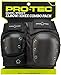 Pro-Tec Street Knee and Elbow Pad Protective Gear Set, Medium, Black