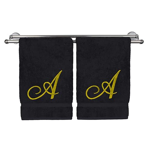 Monogrammed Hand Towel, Personalized Gift, 16 x 30 Inches -