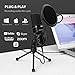 USB Microphone, TKGOU Computer Condenser Recording Microphones.for PC,PS4,Laptop,Desktop,Tripod Stand,Pop Filter,Shock Mount. for Gaming,Streaming,Podcast,YouTube,Voice Over,Skype,Twitch,Plug&Play Mic