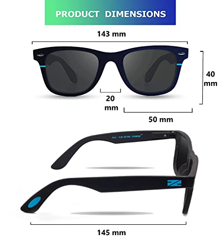Image of EFERMONE Polarized Sunglasses 100% 400nm UV Protection For Men and Women with TAC Impact Resistant Lens (Pola-Club Edition)