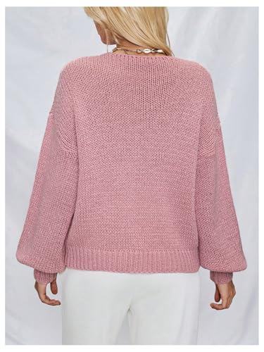 Milumia Women Y2k Tie Front Oversized Knitted Cardigan Open Front Knitwear Sweater Cardigans2