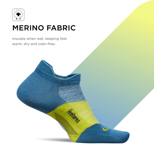 Feetures Merino 10 Ultra Light Cushion No Show Tab Ankle Socks - Wool Socks for Women & Men3