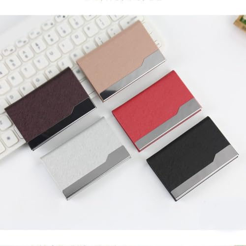 Business Card Holder, Multiple Card Slots, Can Hold 15-20 Cards, Ultra-Thin Metal Wallet, Can Be Used as a Gift4