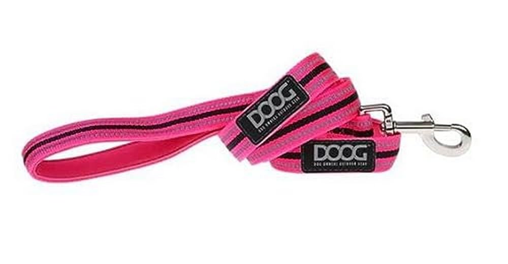 DOOG Neoprene Dog Leash Lady Neon Large Pink