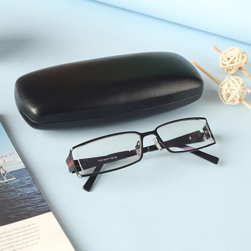 Image of VIVID Vision Unisex Adult Eyewear Specs Case Cover | Screw Driver | Free Cloth | Protect Eye Glasses | Chashma Dibbi | Spectacle Box | HINGE-SPRING | Metal | 3 IN 1