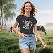COMIZI Cow Lover Shirts for Women Easily Distracted by Cows Tshirt Western Country Farm Life Tee Tops Grey