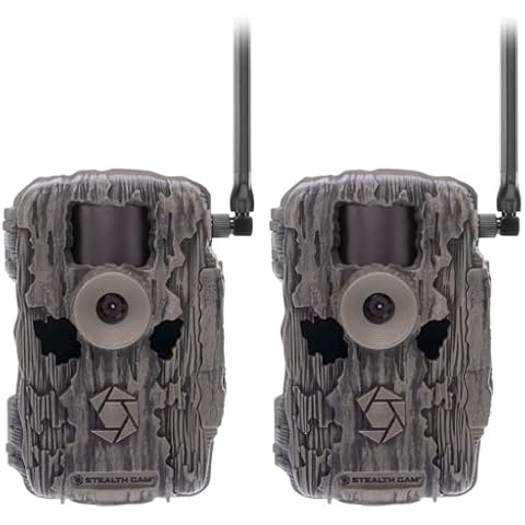 Stealth Cam Fusion MAX Dual Sim 36MP Photo & 1080P HD Video 0.35 Sec Trigger Speed App-Control Hunting Cellular Trail Camera - Available on AT&T & Verizon | 2 Pack Cover