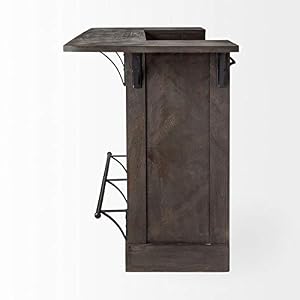 Mercana Cheers Box AB Sideboard Bar Counters 66 x 28 x 42 Dark Brown