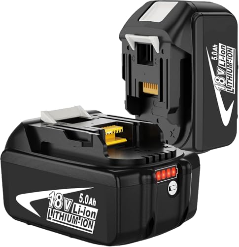 2X 5000mAh kompatibel für Makita 18V Akku kompatibel für Makita akku BL1850B BL1850 BL1860B