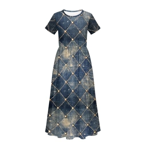 Robe maxi à motif floral pour l'été pour rester fraîche durant la canicule