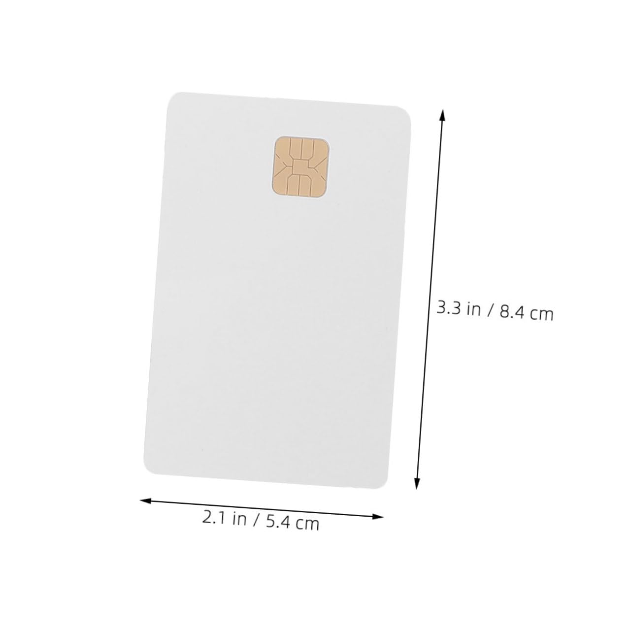 12pcs White Intelligent Access Control Cards with ATC Chip Memory Durable Design for Secure Entry Systems