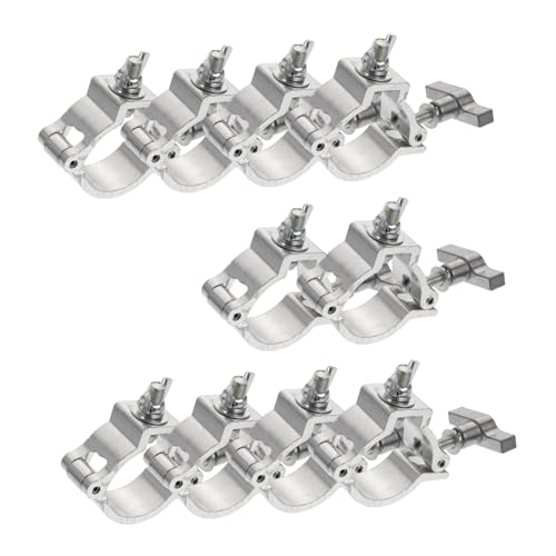 10 Pcs Stage Light Hook Practical Light Hooks Wear-resistant Lamp Clips Led Lamp Clamps Hanging Light Clips Aluminum Alloy Lamp Hooks Lamp Accessories Moving Lamp Clamps