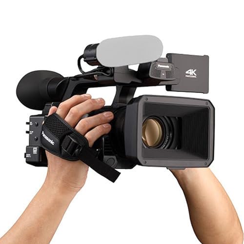 Image of Panasonic AG-CX350 4K Camcorder + 2PC 64 GB Memory + Handle Unit + Extra Battery + LED Light + Filters + Tripod + More (27pc Bundle)