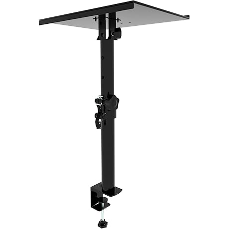 Adjustable Studio Table Monitor Stands for Enhanced Audio Experience