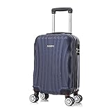 RAYKONG Maleta de Cabina ABS 52x33x20cm 31L - Maletas de Viaje Pequeñas Ligeras 18 Pulgadas