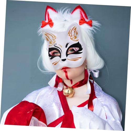 Masques de chat vierges à peindre pour activité manuelle anniversaire