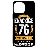 私は76 歳 ここもあちこちもギシギシ 面白いバースデーシャツ スマホケース iPhone 13 Pro Max 用