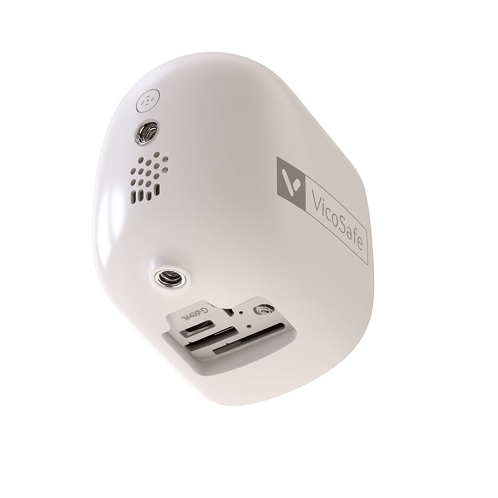 VicoHome CG6 Bezprzewodowa kamera zewnętrzna do monitoringu kolorowa noktowizja 2K wykrywanie ruchu AI 2-way audio, WiFi bateria odporność na warunki atmosferyczne IP65 reflektor alarm chmura/karta SD