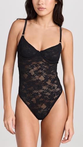 Women's Le Stretch Multifit Lace Thong Bodysuit2