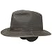 Produktbild Stetson Berico Earflaps Traveller Hut Herren - Männerhut mit Futter aus Baumwolle - Einfarbiger Stoffhut im Used-Look - Integrierte schützende Ohrenklappen - Herbst/Winter braun XL (60-61 cm)