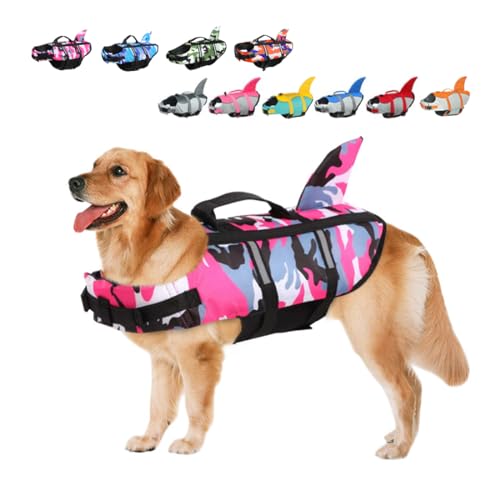 Gilet de Sauvetage pour Chien Camo Rose, M
