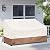 Krismile Outdoor Couch Cover for Patio Furniture - Heavy Duty Waterpoof All-Weather 3-Seater Patio Sofa Cover, 85"x38"x35" (Beige)