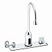 Speakman S-9129 Sensorflo Battery Powered Sensor Faucet with 8-Inch Deck Plate Above Counter Mechanical Mixer and Manual Override