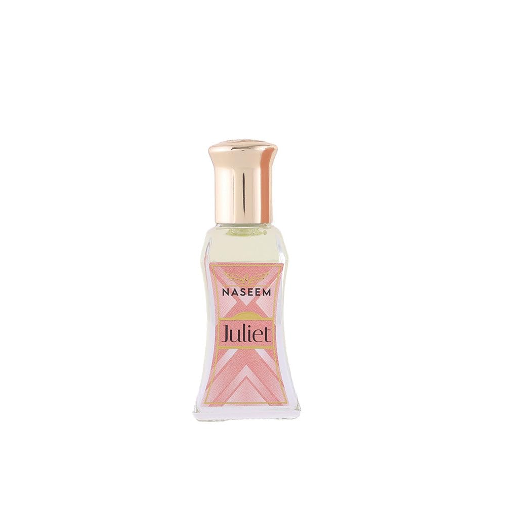 Naseem Juliet Roll On Perfume Oil 24ml – Alcohol-Free, Long-Lasting Fragrance for Women & Men, Hypoallergenic Concentrated Scent with Jasmine, Musk, Amber & Vanilla Notes