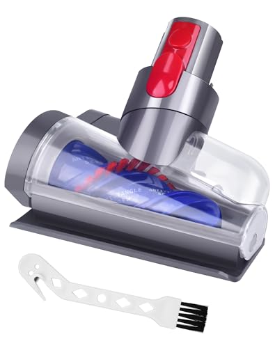 Mini Haardüse Elektrobürste für Dyson V15 V11 V10 V8 V7, Ersatzbürste mit Anti-Tangle Funktion für Matratzen, Sofas, Teppiche, Haustierbetten und Autositze, Entfernt Tierhaare und Allergene