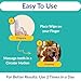 PUP PAW Vet Recommended Dog & Cat Dental Wipes - Freshens Breath - Easy Daily Oral Care - Dog Tooth Brushing Kit - Dental Finger Wipes for Pets - 50 Count