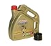 Produktbild Öl Wechselset 4 Liter Castrol SAE 10W-40 Power 1 4T inkl. Ölfilter Citomerx CIT147 für Yamaha XP 500, XVS 1300, Kymco 500